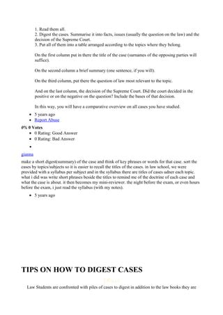 Case digest doctrine tips : LawStudentsPH .